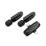 Hoco L15 - Dual-mic clip-on inalambrico digital microfono(iP/Type-C) 6942007638623 black - Imagen 6