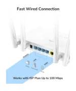 Router Wi‑Fi Cudy WR1200 AC1200 de doble banda con 4 antenas - Imagen 3