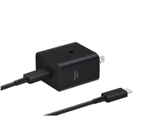 Cargador USB-C 45W (OEM) PD Compatible con Samsung + Cable USB-C a USB-C – Adaptador de Pared Fast Charge