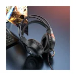 Hoco W106 - Tiger, auriculares para juegos negros con micrófono y control de volumen - Imagen 8