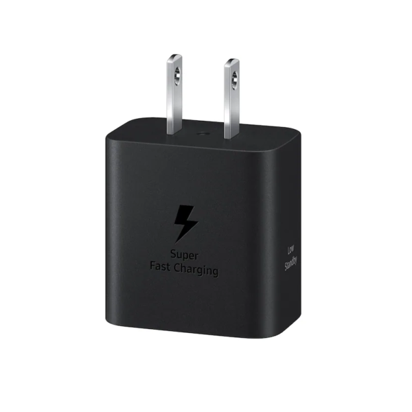 Adaptador de Corriente USB-C (OEM) 25W Compatible con Samsung – Cargador de Pared Carga Rápida